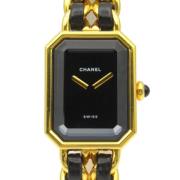 Pre-owned Metal watches Chanel Vintage , Black , Dames