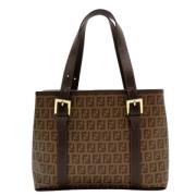 Pre-owned Canvas fendi-bags Fendi Vintage , Brown , Dames