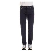 Donkere Wassing Slim Fit Jeans Jacob Cohën , Blue , Heren