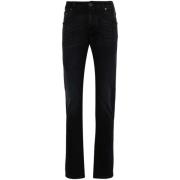 Zwarte Stretch Denim Slim Fit Jeans Jacob Cohën , Black , Heren