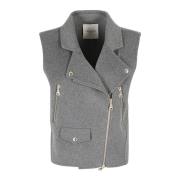 Stijlvol Gewatteerd Vest voor Mannen Ermanno Scervino , Gray , Dames