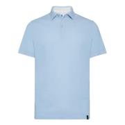 Ss 30s/1 Oxford Polo Boggi Milano , Blue , Heren