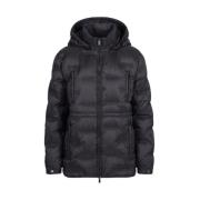 Korte donsjas met capuchon Iceberg , Black , Dames