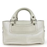 Pre-owned Leather handbags Celine Vintage , Gray , Dames