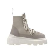 Shearling Sneakerlaarzen Licht Beige Inuikii , Gray , Dames