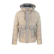 Gewatteerde capuchonjas Lubiam , Beige , Heren