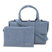 Pre-owned Denim handbags Bottega Veneta Vintage , Blue , Dames