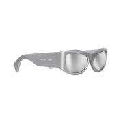 Aether Grijze Zonnebril Asymmetrisch Frame Heliot Emil , Gray , Unisex