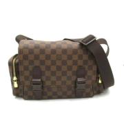 Pre-owned Canvas shoulder-bags Louis Vuitton Vintage , Brown , Dames