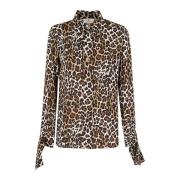 Stijlvolle Blouse voor Vrouwen Elisabetta Franchi , Brown , Dames