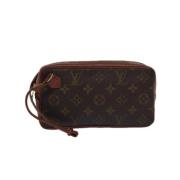 Pre-owned Canvas louis-vuitton-bags Louis Vuitton Vintage , Brown , Da...