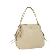 Pre-owned Leather prada-bags Prada Vintage , Beige , Dames