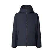 Hooded Jacket in marineblauw Save The Duck , Blue , Heren