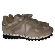 Pre-owned Suede sneakers Valentino Vintage , Pink , Dames