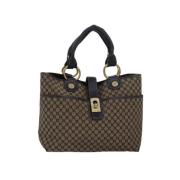 Pre-owned Canvas celine-bags Celine Vintage , Brown , Dames