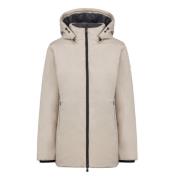 Technische parka met afneembare capuchon People of Shibuya , Beige , D...