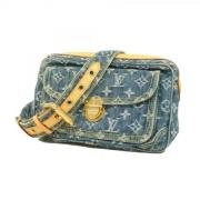 Pre-owned Fabric crossbody-bags Louis Vuitton Vintage , Blue , Dames