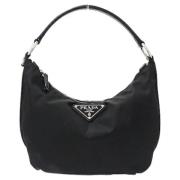 Pre-owned Nylon handbags Prada Vintage , Black , Dames