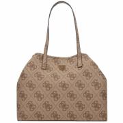 Stijlvolle Vikky Large Tote Tas voor Dames Guess , Beige , Dames