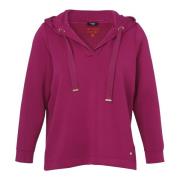 Hoodie Lange Mouw Frapp , Pink , Dames