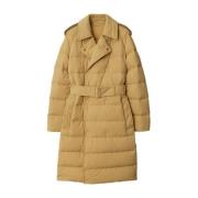 Stijlvolle Jassen Collectie Burberry , Beige , Dames