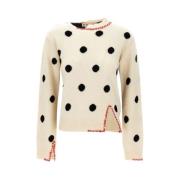 Wollen Trui met Polkadotpatroon Marni , Multicolor , Dames