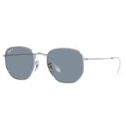 Hexagonale Gepolariseerde Zonnebril Ray-Ban , Gray , Unisex