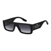 Zwart/Grijs Getinte Zonnebril Marc Jacobs , Black , Unisex