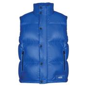 Vest IN Glanzend Nylon add , Blue , Heren