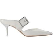 Leather heels Alexander McQueen , White , Dames