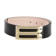 Stijlvolle gesp riem voor modieuze uitstraling Victoria Beckham , Blac...