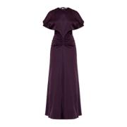 Jurk met uitsnijding Victoria Beckham , Purple , Dames