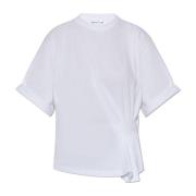 Draped T-shirt Victoria Beckham , White , Dames