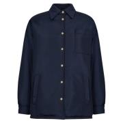 Oversize Shirt IN Nylon Bright add , Blue , Dames