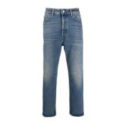 Slim Fit Medium Stone Jeans Golden Goose , Blue , Heren