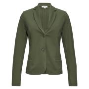 Elegante Twill Blazer voor zakelijke gelegenheden s.Oliver , Green , D...