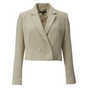 Korte Indoor Blazer voor elke gelegenheid Comma , Beige , Dames