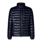 Blauwe Winterjassen voor Mannen Save The Duck , Blue , Heren