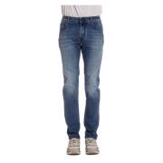 Luxe Denim Jeans Nick Fit Jacob Cohën , Blue , Heren