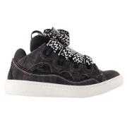 Cotton sneakers Lanvin , Black , Dames