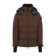 Bruine Tech Jas Moncler , Brown , Heren