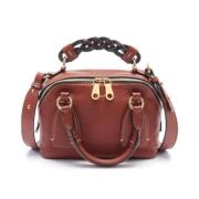 Pre-owned Leather handbags Chloé Pre-owned , Brown , Dames