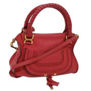 Pre-owned Leather shoulder-bags Chloé Pre-owned , Red , Dames