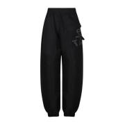 Zwarte Asymmetrische Track Pants JW Anderson , Black , Heren