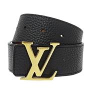 Pre-owned Fabric belts Louis Vuitton Vintage , Black , Heren