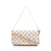 Pre-owned Canvas louis-vuitton-bags Louis Vuitton Vintage , White , Da...