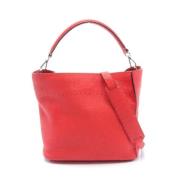 Pre-owned Leather handbags Fendi Vintage , Red , Dames