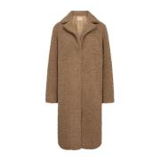 Teddy Materiaal Vrouwelijke Jas Soyaconcept , Brown , Dames