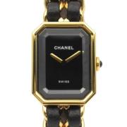 Pre-owned Metal watches Chanel Vintage , Black , Dames