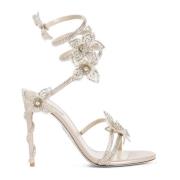 Metallic Sandalen voor Vrouwen René Caovilla , Gray , Dames